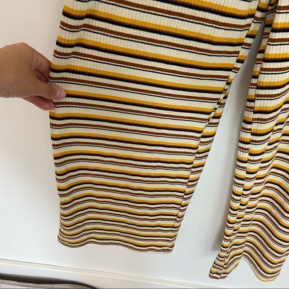 Wild Fable Striped Square Neck Knit Jumpsuit Romper Vintage Colors sz S - Picture 5 of 6